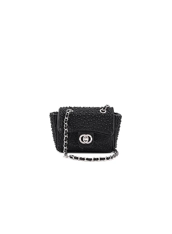 Cuple Tween Girls Pearl-Embellished Mini Crossbody Bag